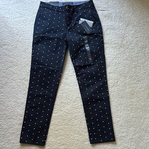 Tommy Hilfiger Black Polka Dot Pants